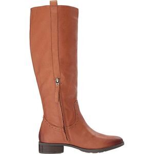 NWT SAM EDELMAN Womens Whiskey Beige Prina Almond Toe Leather Riding Boot 8 M